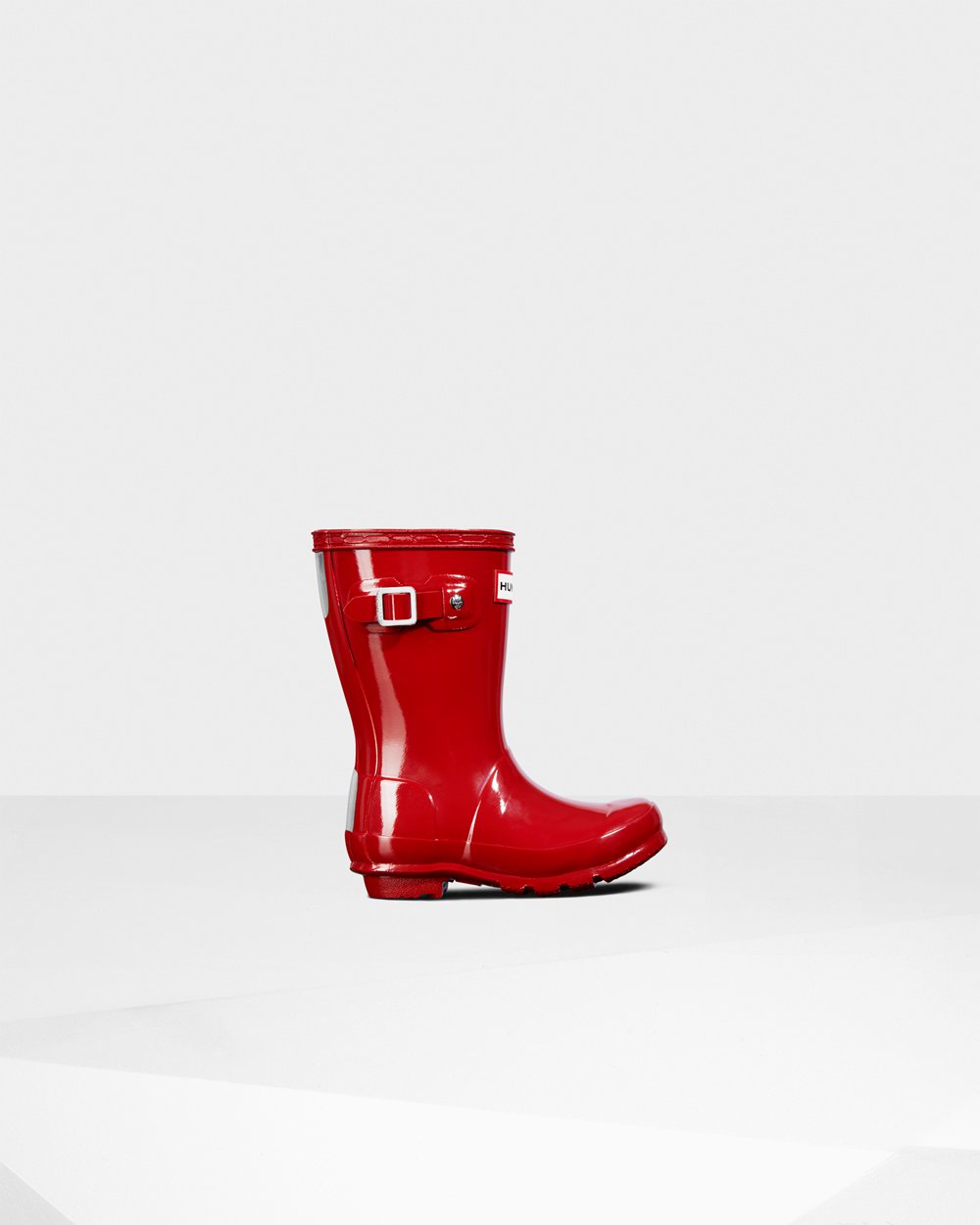 Bottes de Pluie Hunter Original Petits Gloss Enfant Rouge CPMNLDF-07